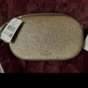 Kate Spade Glimmer Glitter Oval Camera Bag